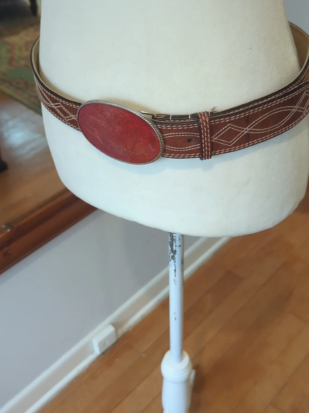 Guess brown stitched